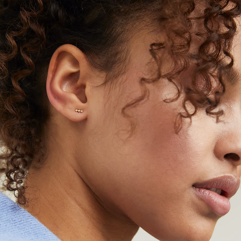 JUSSAN Minimal Luxe Sterling Silver Earrings