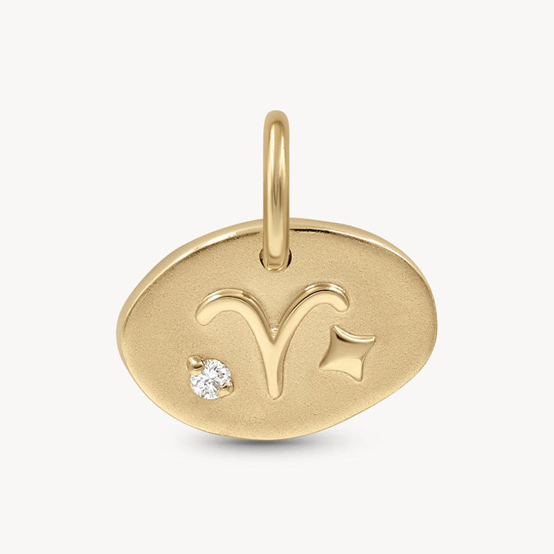 JUSSAN Star Pave Pendant Sterling Silver Necklace