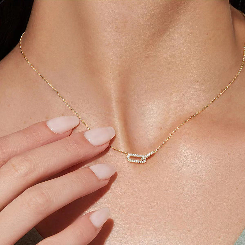 JUSSAN Starlight Heart Sterling Silver Necklace