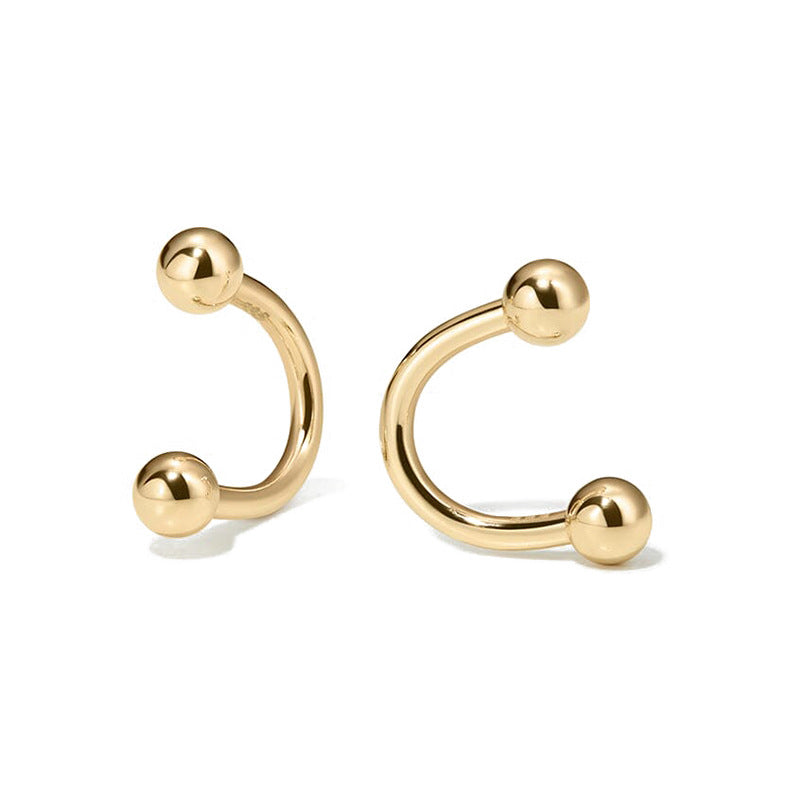 JUSSAN Minimal Luxe Sterling Silver Earrings