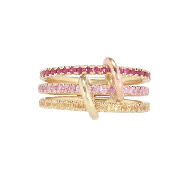 JUSSAN Pave Sterling Silver Ring