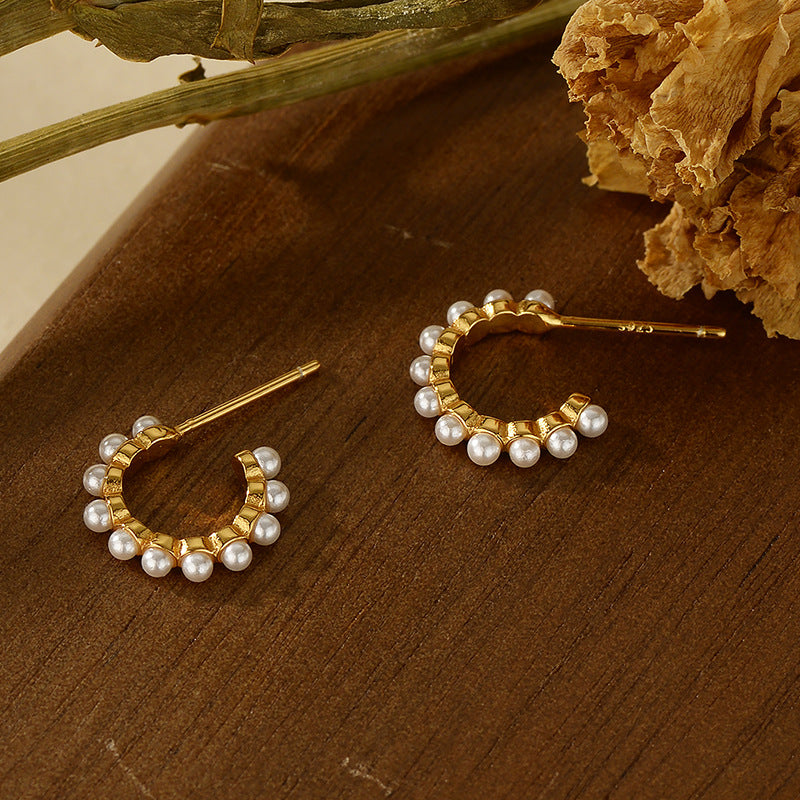 JUSSAN Minimal Sterling Silver Earrings