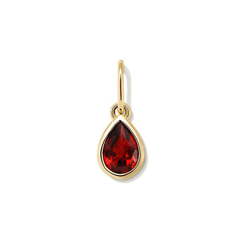 JUSSAN Teardrop Pendant Luxe Sterling Silver Necklace