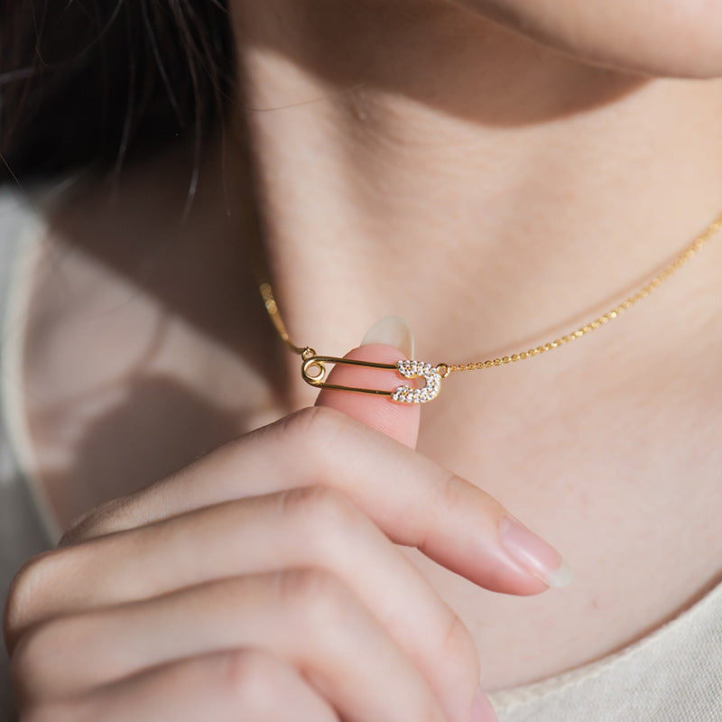 JUSSAN Pave Luxe Sterling Silver Necklace