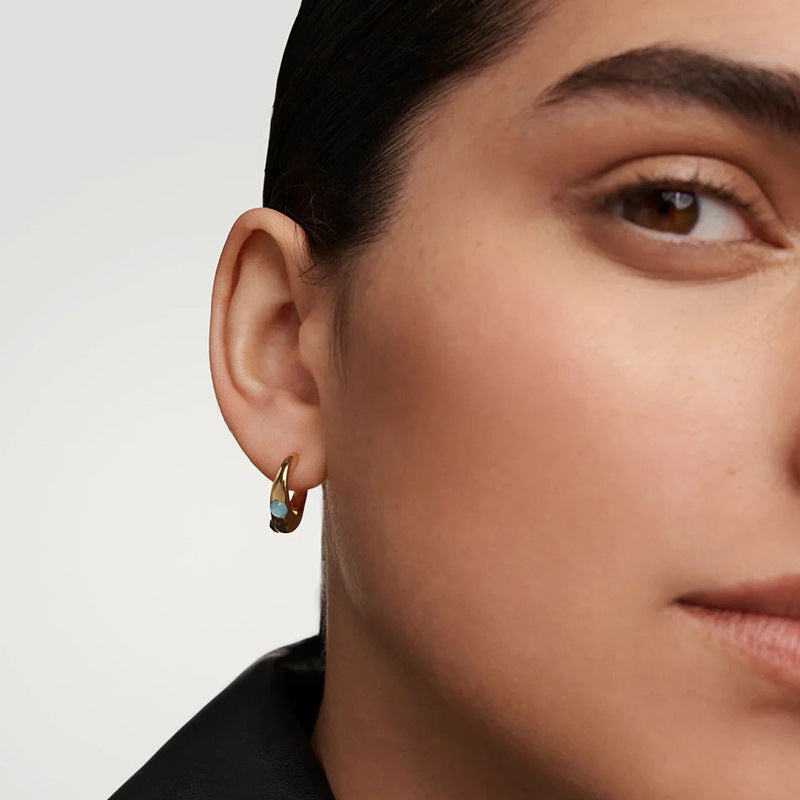 JUSSAN Pave Luxe Sterling Silver Earrings