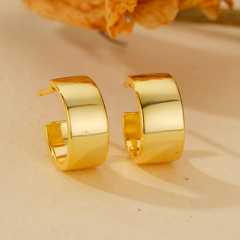 JUSSAN Minimal Luxe Sterling Silver Earrings