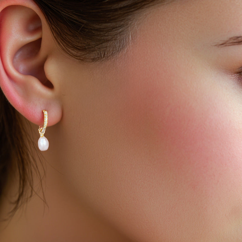 JUSSAN Pave Sterling Silver Earrings