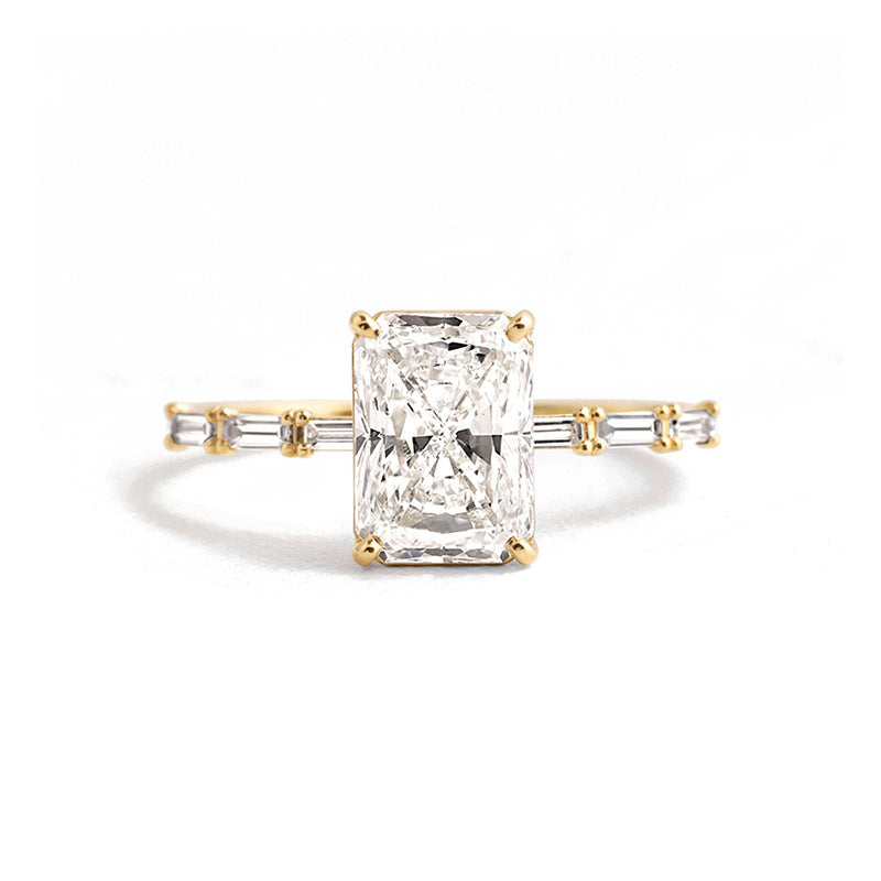 JUSSAN Pave Minimal Luxe Sterling Silver Ring