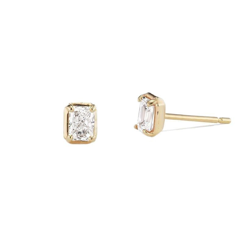 JUSSAN Minimal Sterling Silver Earrings