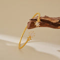 JUSSAN Star Pave Luxe Sterling Silver Bracelet