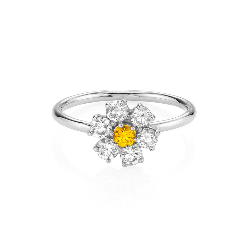 JUSSAN Floral Luxe Sterling Silver Ring