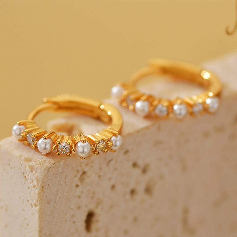 JUSSAN Hoop Luxe Sterling Silver Earrings