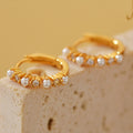 JUSSAN Hoop Luxe Sterling Silver Earrings