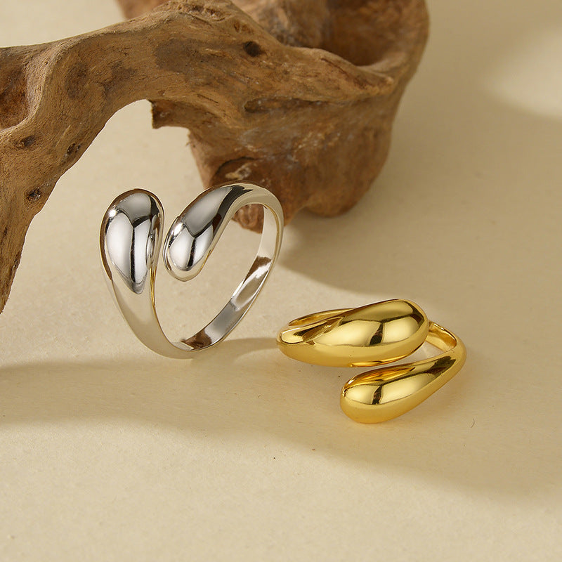 JUSSAN Geometric Luxe Sterling Silver Ring
