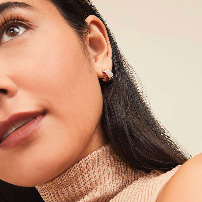 JUSSAN Minimal Luxe Sterling Silver Earrings