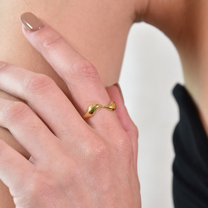 JUSSAN Minimal Sterling Silver Ring