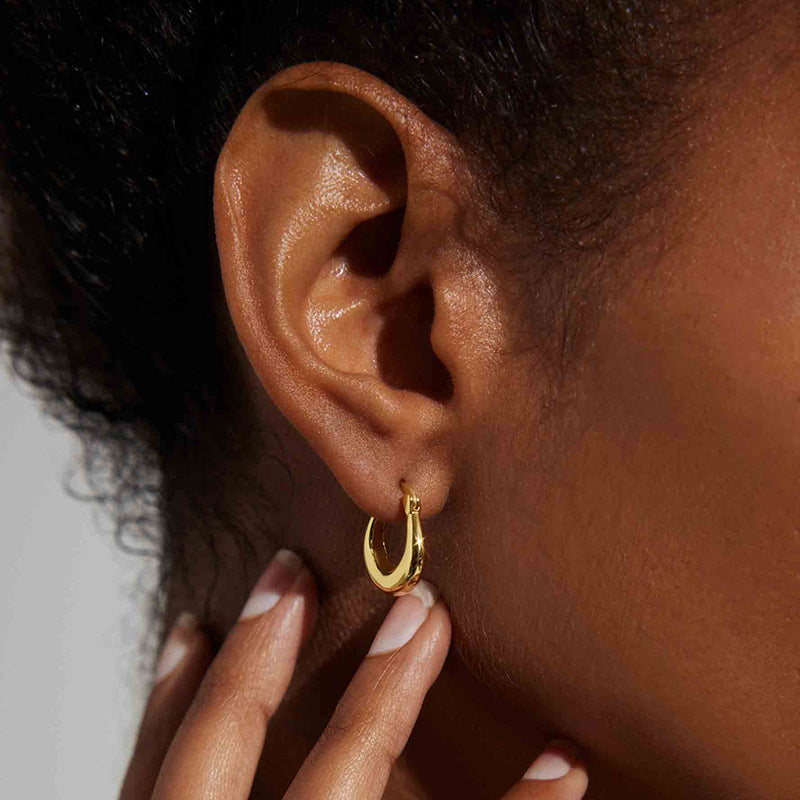 JUSSAN Minimal Luxe Sterling Silver Earrings