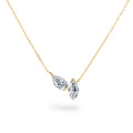 JUSSAN Pave Minimal Luxe Sterling Silver Necklace