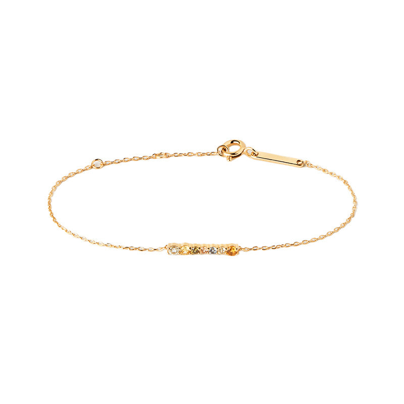 JUSSAN Pave Minimal Luxe Sterling Silver Bracelet