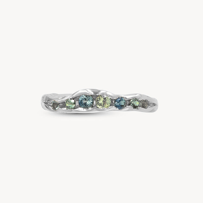 JUSSAN Pave Sterling Silver Ring