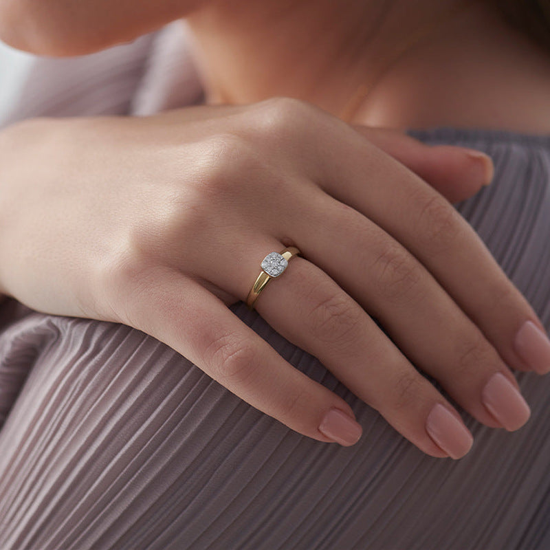 JUSSAN Pave Luxe Sterling Silver Ring