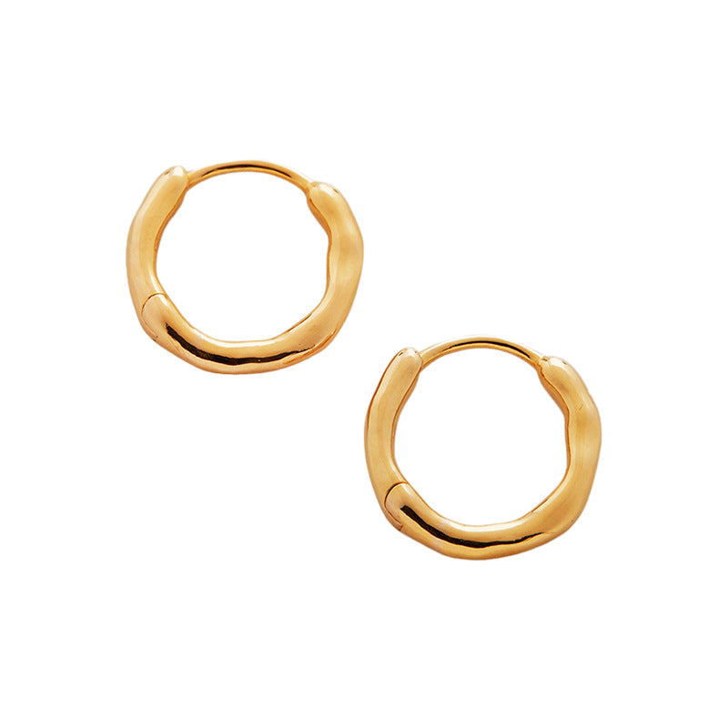 JUSSAN Hoop Luxe Sterling Silver Earrings
