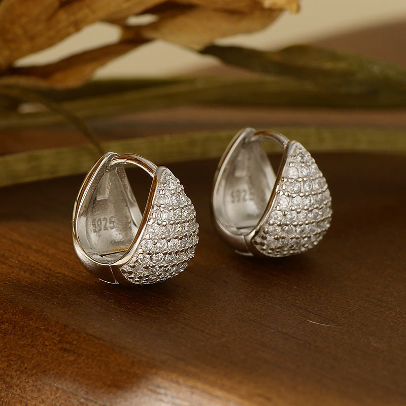 JUSSAN Starlight Geometric Sterling Silver Earrings