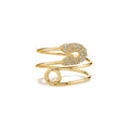 JUSSAN Pave Luxe Sterling Silver Ring