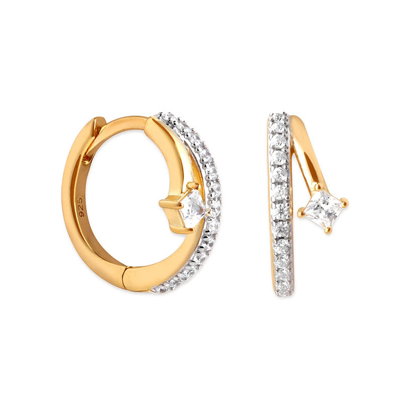 JUSSAN Minimal Luxe Sterling Silver Earrings