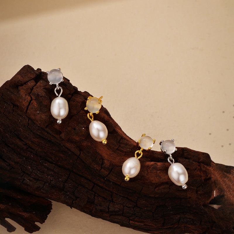 JUSSAN Pearl Luxe Sterling Silver Earrings