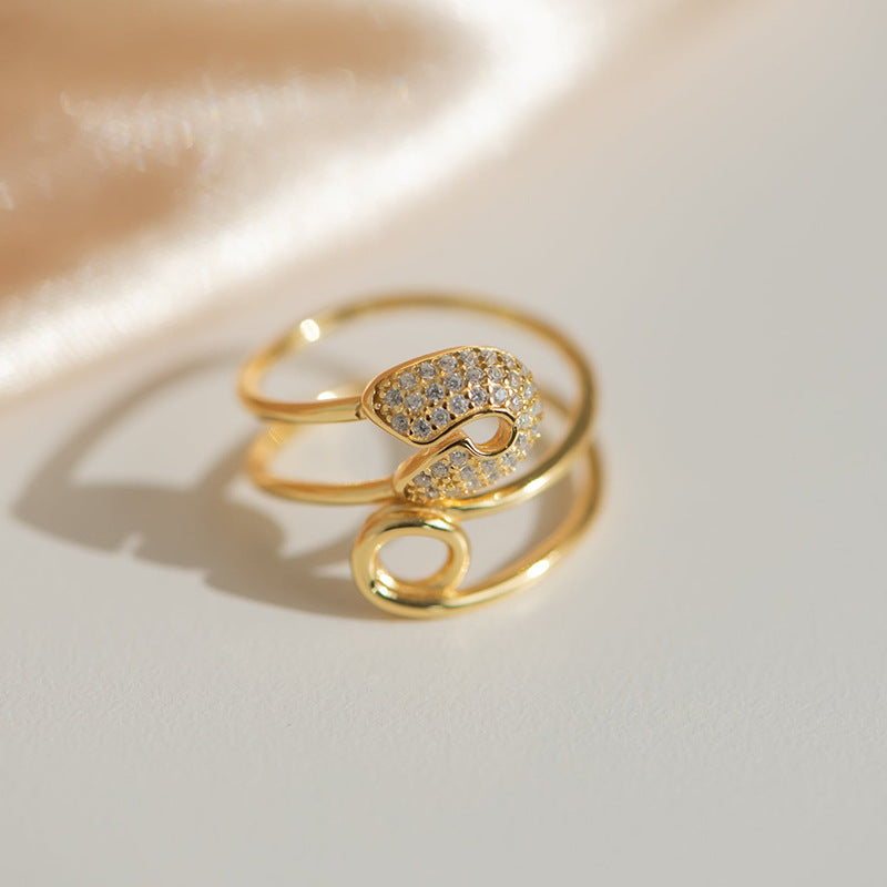 JUSSAN Pave Luxe Sterling Silver Ring
