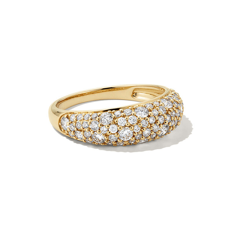 JUSSAN Pave Luxe Sterling Silver Ring