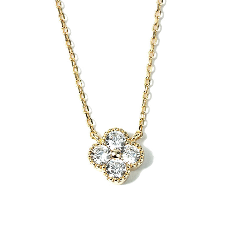 JUSSAN Clover Luxe Sterling Silver Necklace