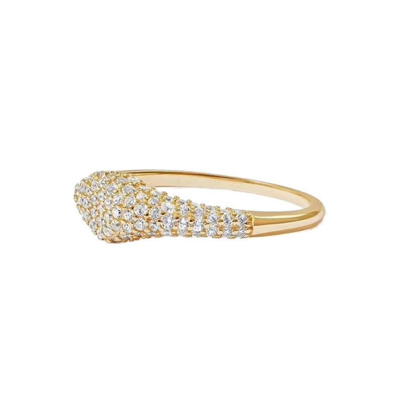 JUSSAN Pave Luxe Sterling Silver Ring