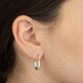 JUSSAN Geometric Minimal Sterling Silver Earrings