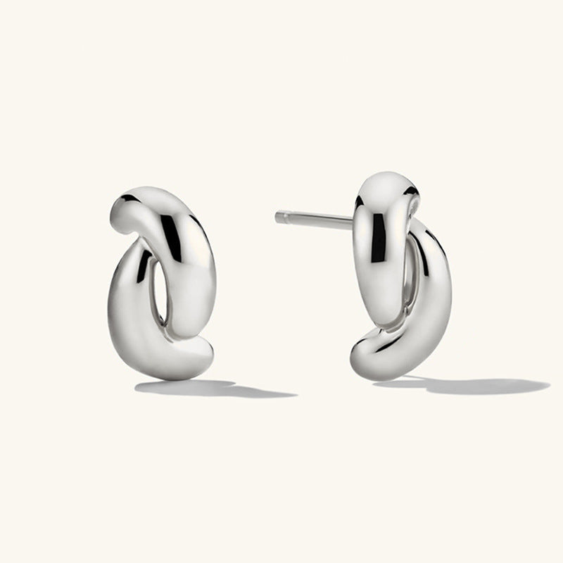 JUSSAN Floral Luxe Sterling Silver Earrings