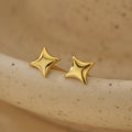 JUSSAN Star Minimal Sterling Silver Earrings