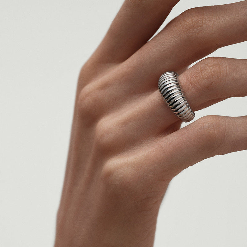 JUSSAN Modern Sterling Silver Ring