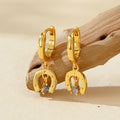 JUSSAN Star Teardrop Geometric Sterling Silver Earrings