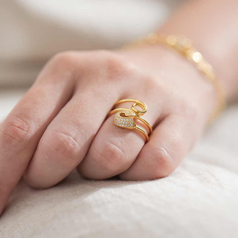 JUSSAN Pave Luxe Sterling Silver Ring