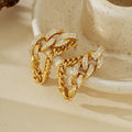 JUSSAN Pave Luxe Sterling Silver Earrings