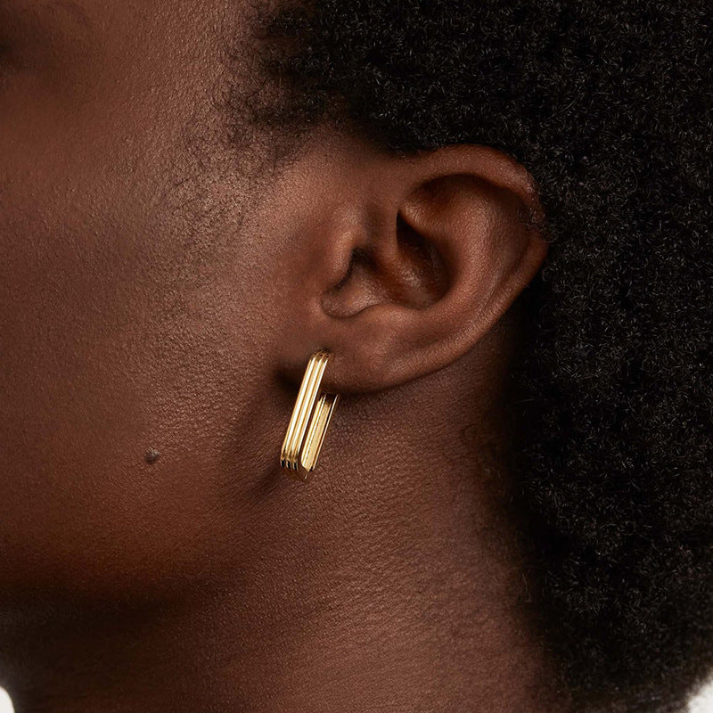 JUSSAN Modern Sterling Silver Earrings
