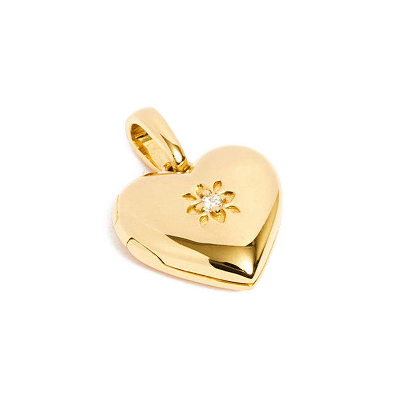 JUSSAN Heart Pendant Luxe Sterling Silver Necklace