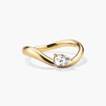 JUSSAN Pave Minimal Luxe Sterling Silver Ring