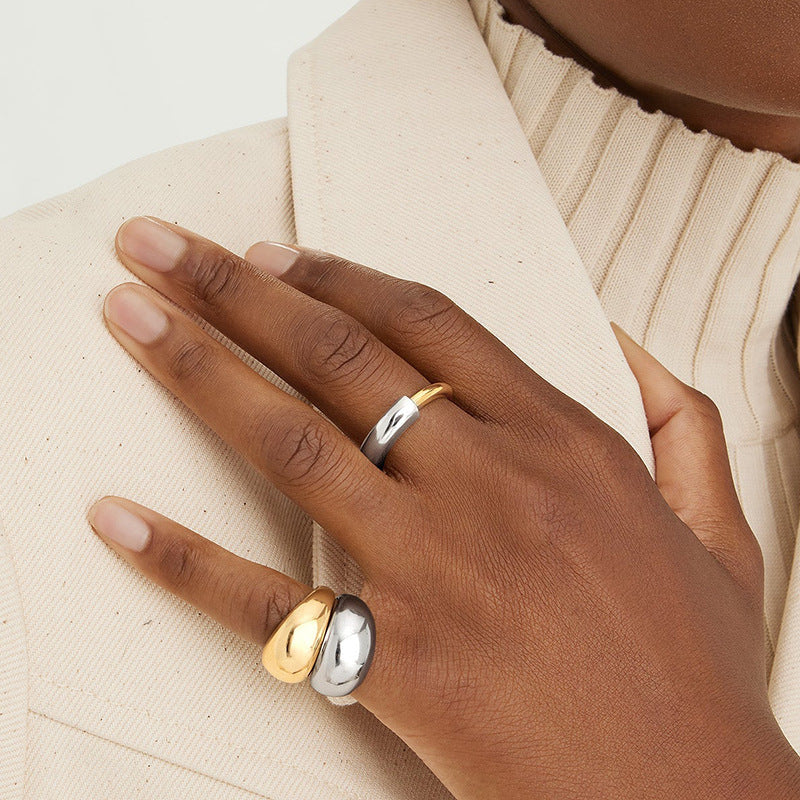 JUSSAN Minimal Luxe Sterling Silver Ring