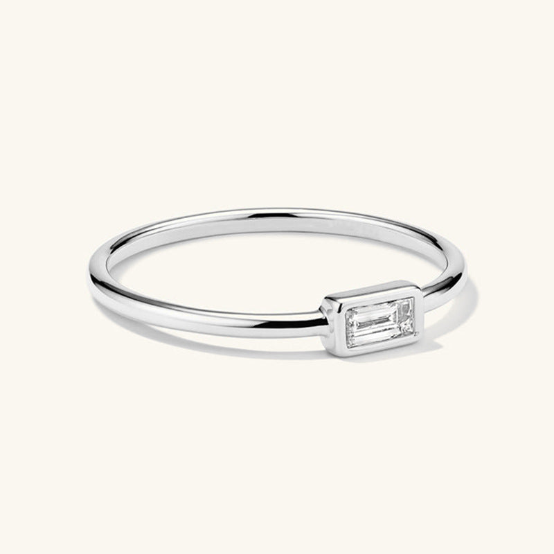 JUSSAN Starlight Pave Sterling Silver Ring