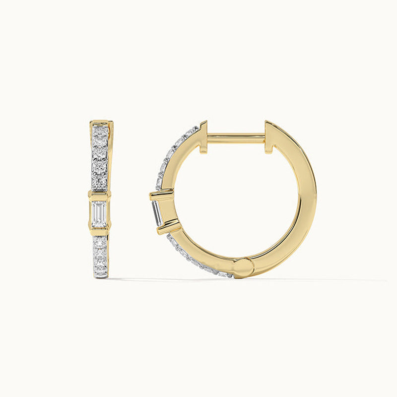 JUSSAN Pave Minimal Luxe Sterling Silver Ring