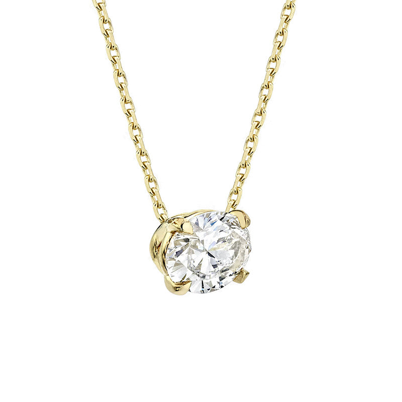 JUSSAN Pave Luxe Sterling Silver Necklace