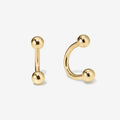 JUSSAN Minimal Luxe Sterling Silver Earrings