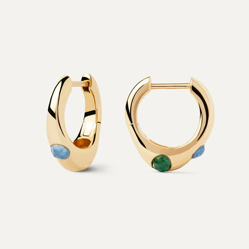 JUSSAN Pave Luxe Sterling Silver Earrings